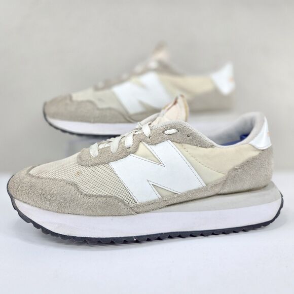 New Balance Shoes - New Balance 237 Women’s Size 8.5 Beige Cream Suede Mesh WS237EC